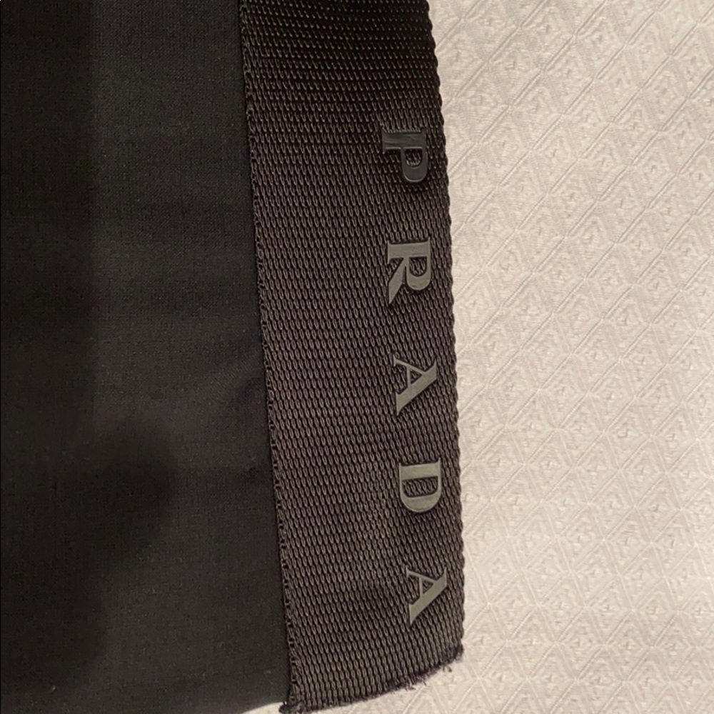 Prada A line skirt with thick Prada band at waist